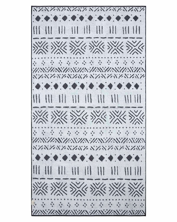 Adobe Mudcloth XL Bath Bundle Black
