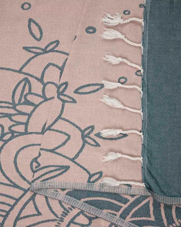 Flower Mandala Ocean Teal