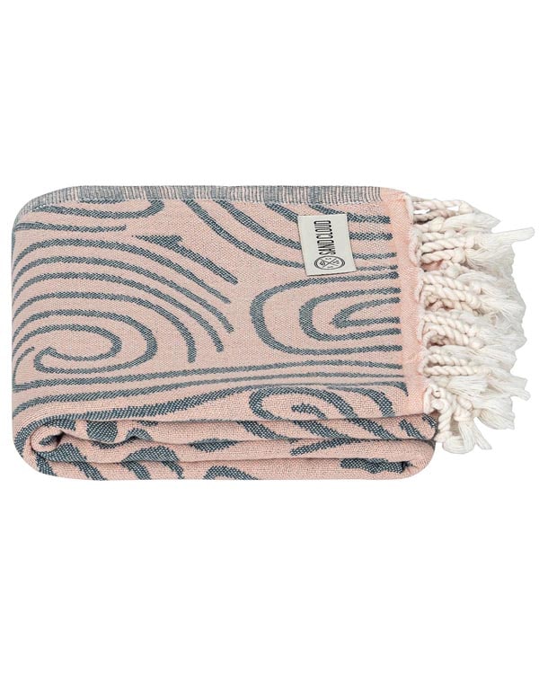 Swirl Turtle Dusty Pink