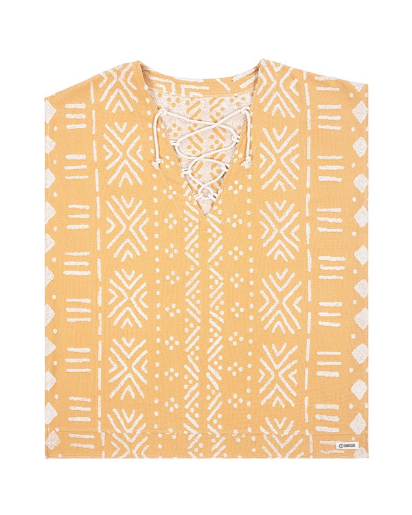 Adobe Mudcloth Cover Up Sunflower