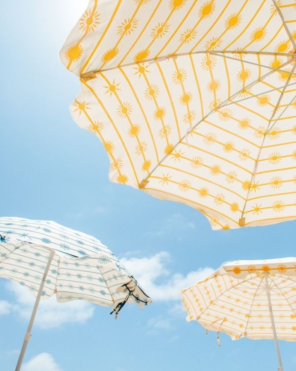 Aelia Beach Umbrella - Sunflower