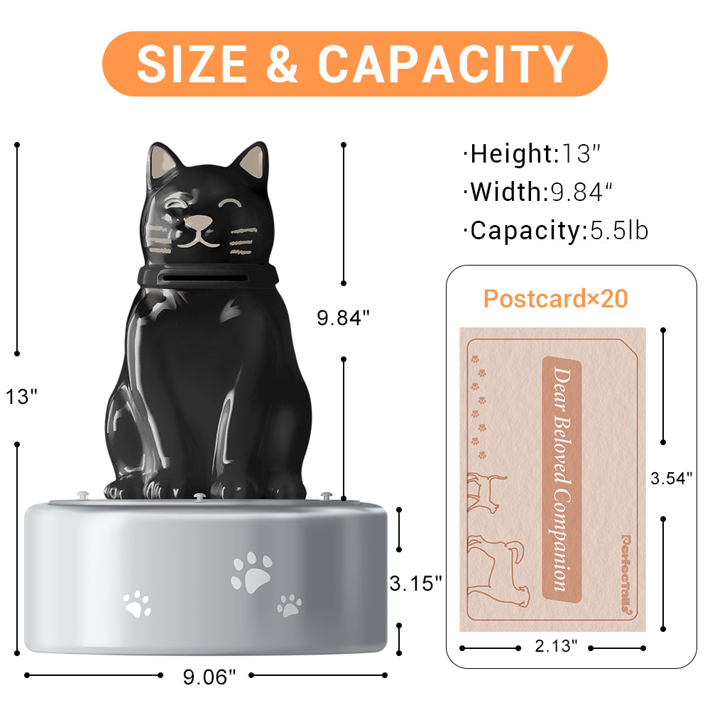 The Whisper Cabin of Love | A Gentle Cat Urn for Your Quietest Memories.