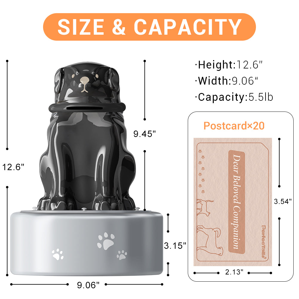 The Whisper Cabin of Love | A Loyal Tribute - The Heart's Mailbox Dog Urn.