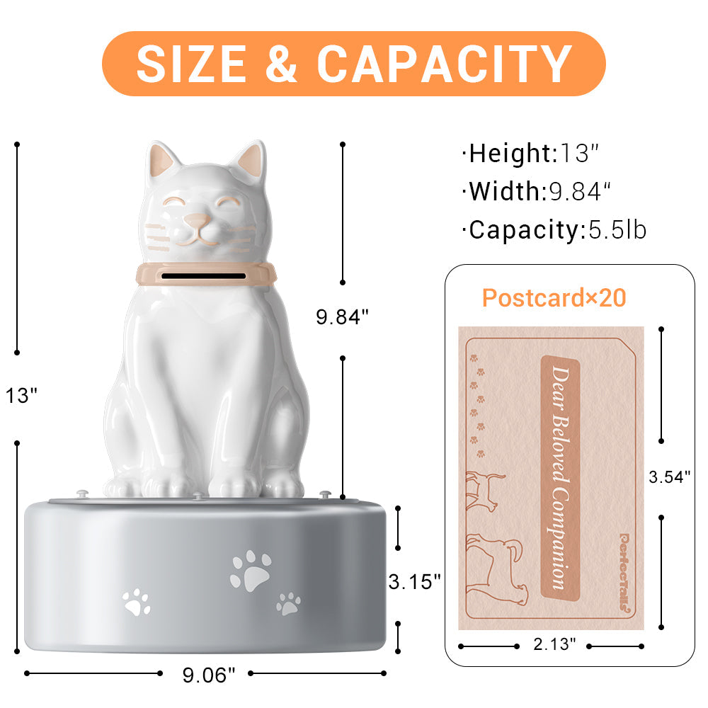 The Whisper Cabin of Love | A Gentle Cat Urn for Your Quietest Memories.