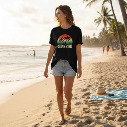 Women's Organic Ribbed Neck T-Shirt | Stanley/Stella SATW002 (Printful)