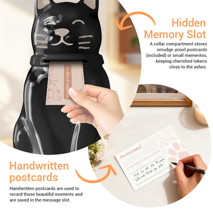 The Whisper Cabin of Love | A Gentle Cat Urn for Your Quietest Memories.