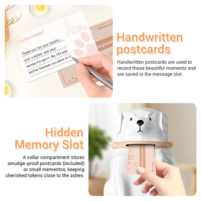 The Whisper Cabin of Love | A Loyal Tribute - The Heart's Mailbox Dog Urn.