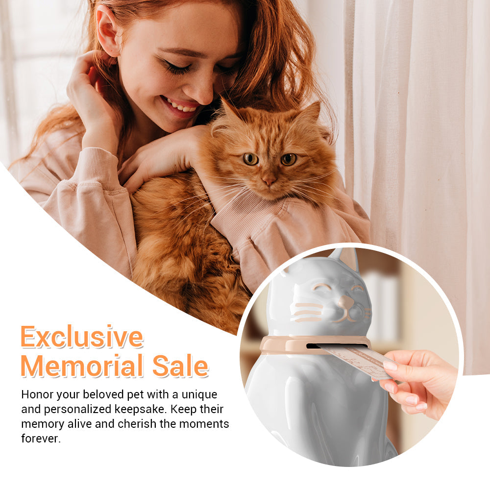 The Whisper Cabin of Love | A Gentle Cat Urn for Your Quietest Memories.