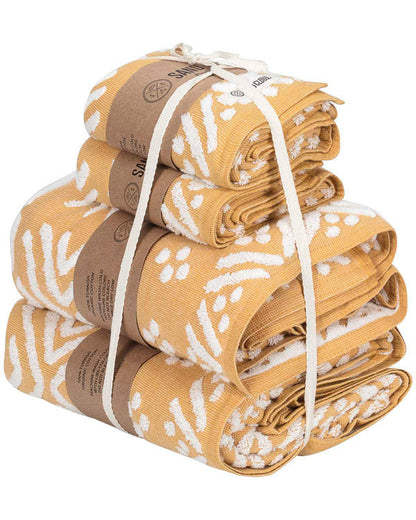Adobe Mudcloth XL Bath Bundle Sunflower