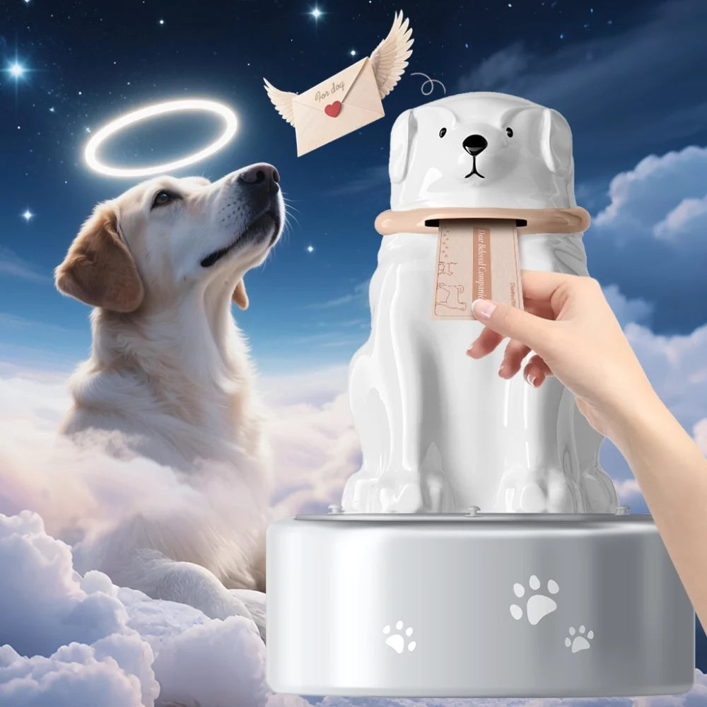 Pet Memorial Postcards for The Heart's Mailbox | Write to Your Pet in The Whisper Cabin of Love.