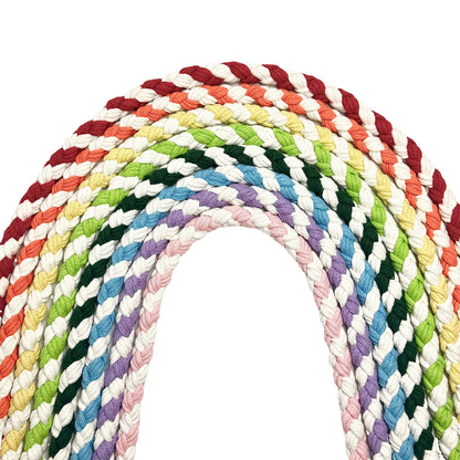 Yellow & White | Handmade Rope Dog Leash