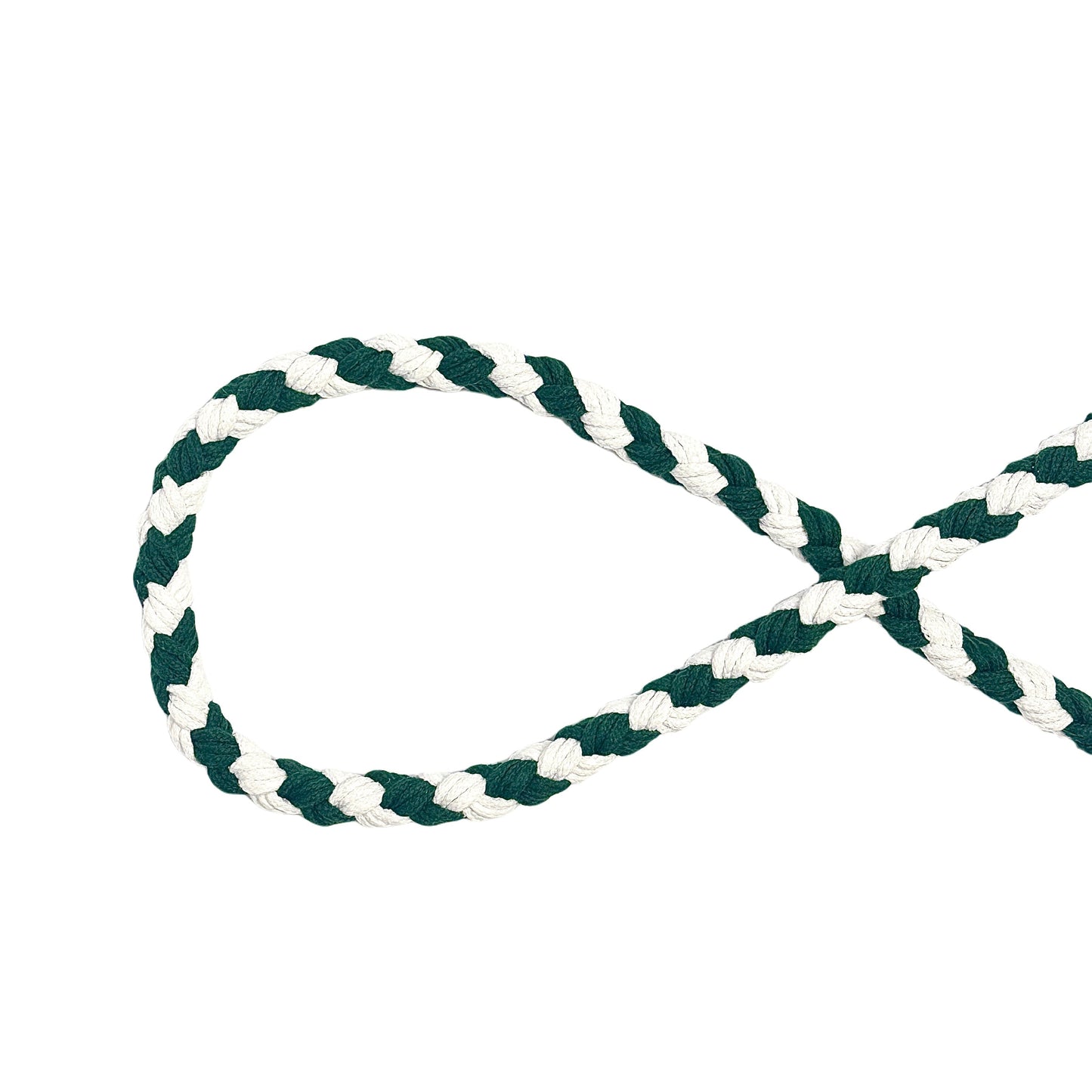 Cyan & White | Handmade Rope Dog Leash